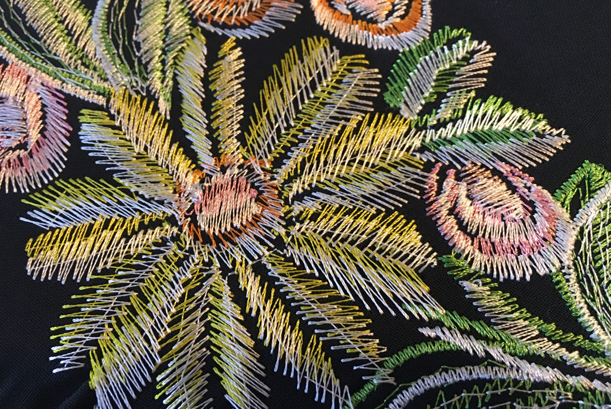 Het Borduurburo, Martine van 't Hul, machinaal borduurwerk, borduren, handwerk, kunstenaar, embroidery