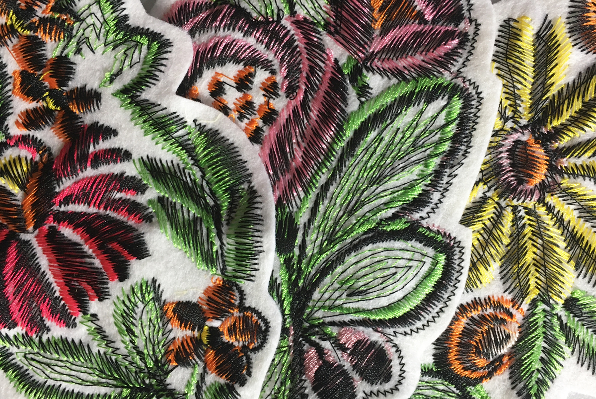 Het Borduurburo, Martine van 't Hul, machinaal borduurwerk, borduren, handwerk, kunstenaar, embroidery