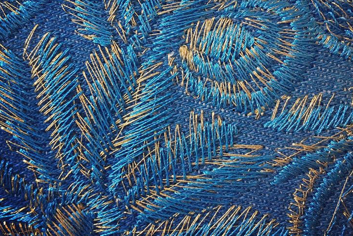 Het Borduurburo, Martine van 't Hul, machinaal borduurwerk, borduren, handwerk, kunstenaar, embroidery