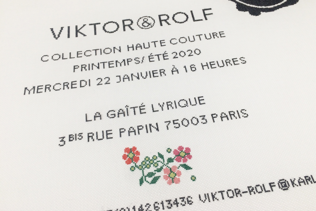 Het Borduurburo, Martine van 't Hul, Viktor & Rolf, borduren, handwerk, kunstenaar, embroidery